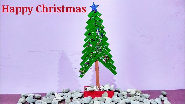 DIY Christmas tree Special | How to make popsicle sticks Christmas tree