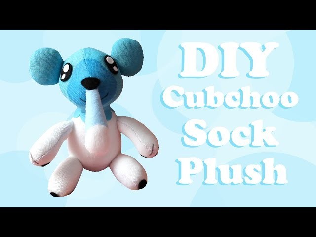 ❤ DIY Cubchoo Sock Plush! How To Make A Cute Pokemon Plushie! ❤