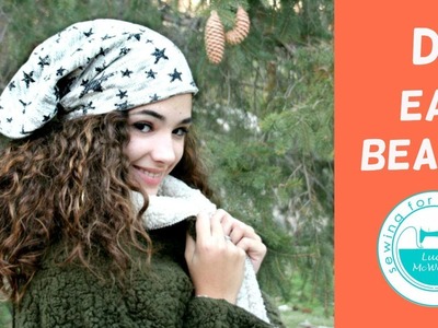 DIY easy beanie, no knitting required