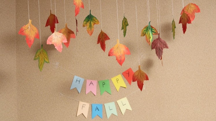 DIY - How To Make Easy Fall Crafts - Autumn Leaves - DIY Crafts