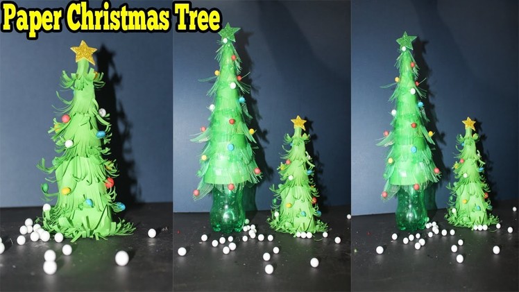DIY Paper Christmas Tree | How To Make A Simple Beautiful Paper Christmas Tree | Christmas Crafts