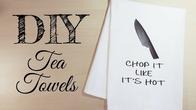 DIY Tea Towels with HTV | How to Download an SVG from Etsy | Cricut Christmas Gifts & Decorations