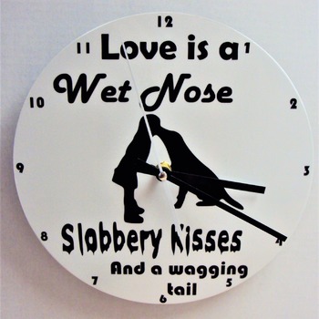 dog lovers clock