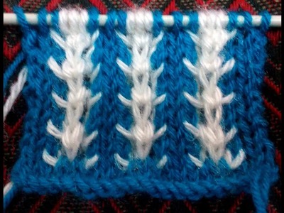 Double Colour Knitting Pattern # 64