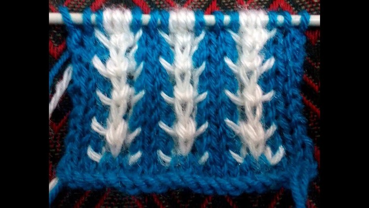 Double Colour Knitting Pattern # 64