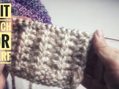 Easy scarf knitting patterns - knitting stitches for scarves - knitting pattern for scarf