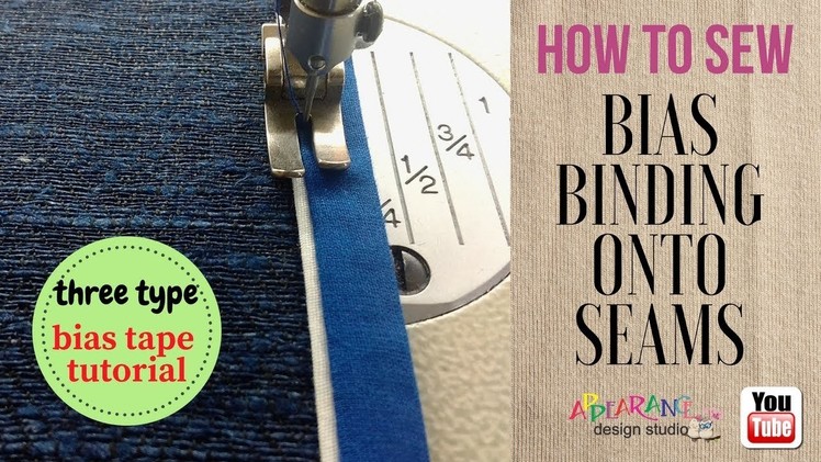 How to Apply Bias Tape to Fabric [ Sewing Machine]