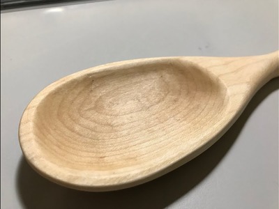 How to carve a WOODEN SPOON