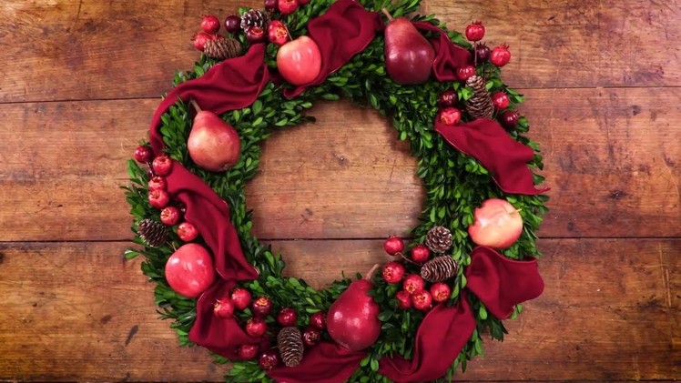 How To Dress Up A Holiday Wreath | Southern Living