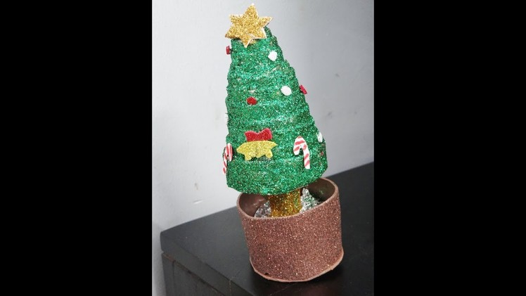 How to easily make Christmas Tree from Newspaper - Christmas Tree Craft