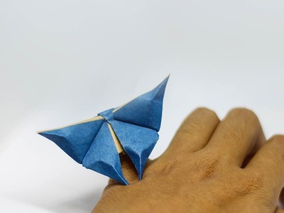 How to fold an origami Butterfly Ring????????????