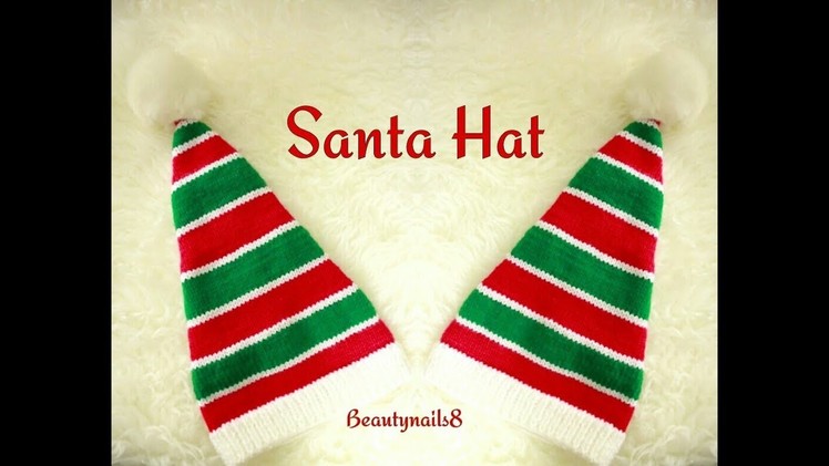 How To Knit Santa Hat For Beginners.