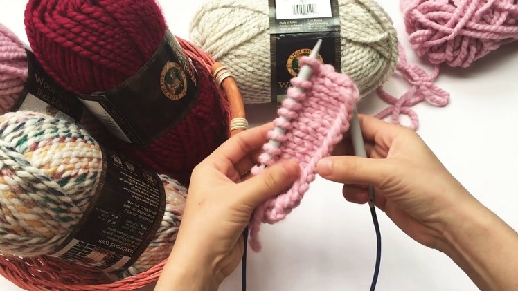 How to Knit two together (K2tog) | Cách đan mũi giảm K2tog