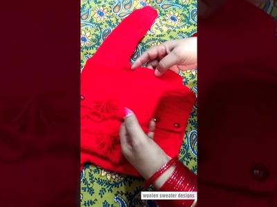 How to knit woolen socks for kids or baby in hindi | woolen sweater designs - sweater making