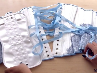 How to Lace in a Floating Modesty Panel (3 Ways) | Lucy's Corsetry