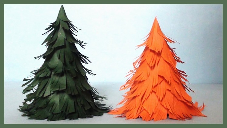 How to make 3D Paper Christmas Tree | Do it Yourself Paper Crafts