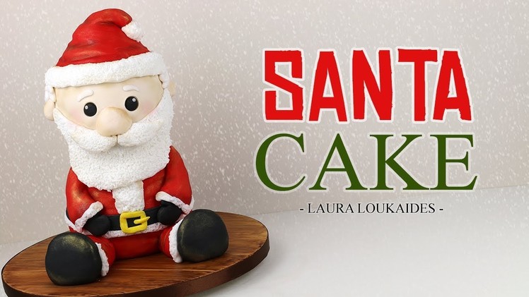 How to Make a 3D Santa Cake - Laura Loukaides