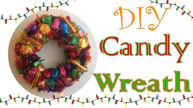 How To Make A Christmas Candy Wreath - Collab with Beadaholic94