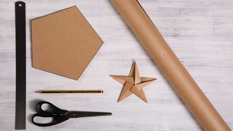 How to make a crafty paper star