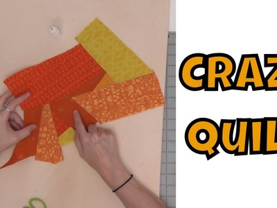 How to Make a Crazy Quilt - Y Seam Piecing Tutorial with Leah Day