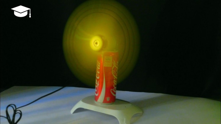 How to make a electric table fan using coca-cola can | Simple DIY craft
