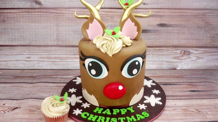 How To Make A Funky Rudolph The Red Nosed Reindeer Cake