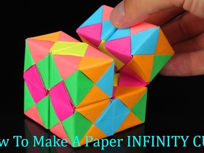 How To Make A Paper INFINITY CUBE l How to Make an Infinity Cube Out of Paperl