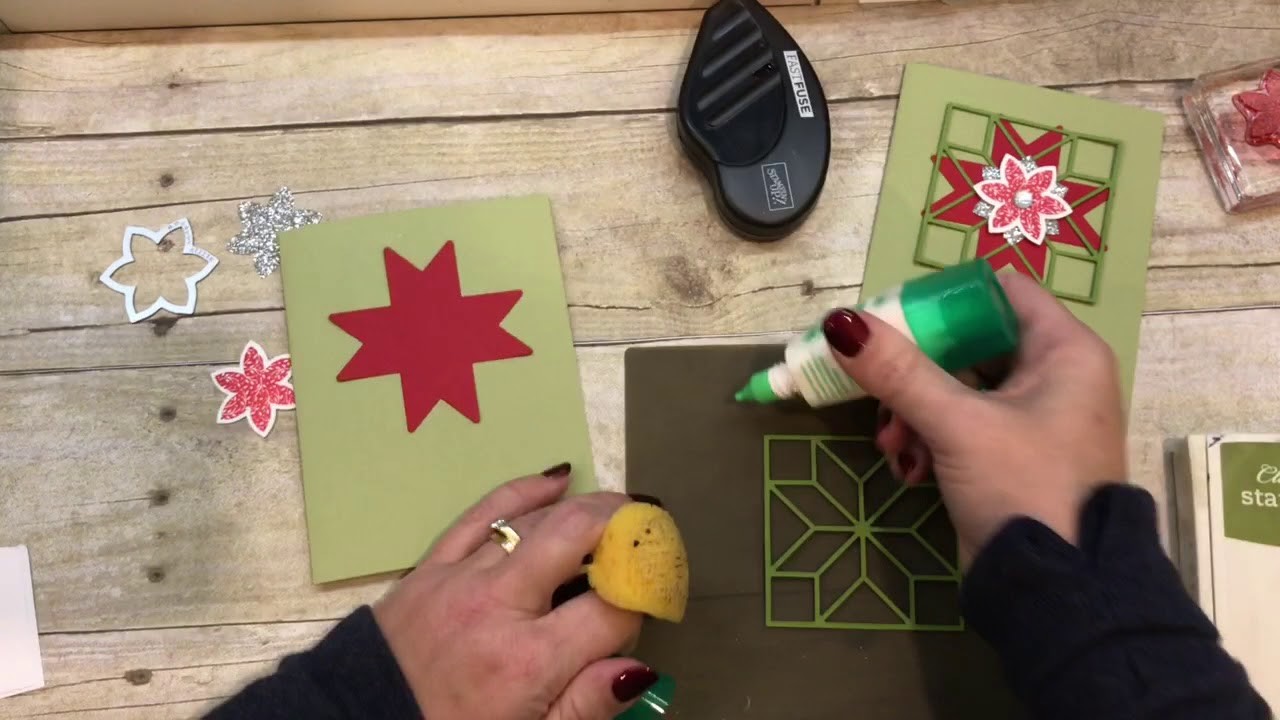 How to make a simple Christmas Quilt Card
