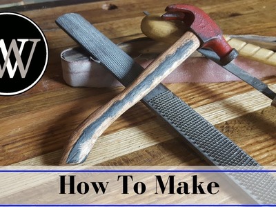 How to Make a Small Hammer Handle Hand | Tool Woodworking Project
