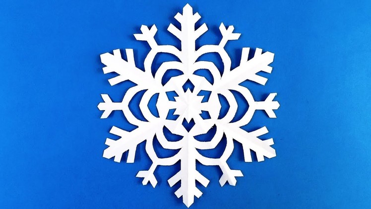 How to make a snowflake out of paper. Make snowflakes out of paper