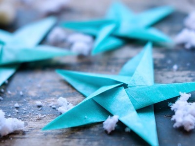 How To Make A Tissue Paper Origami Star