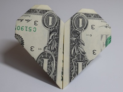 How to make an easy Origami Tutorial - Paper Heart by Money
