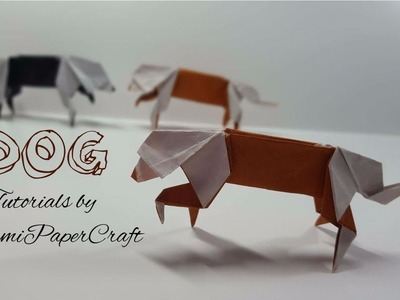 How To Make an Origami DOG || Designed by Klaus-Dieter Ennen || Tutorials by OrigamiPaperCraft