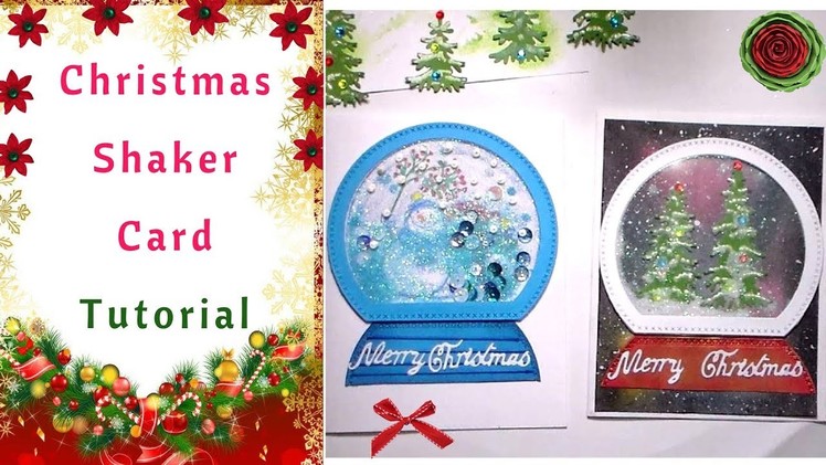 How to make Christmas Shaker Cards : Tutorials