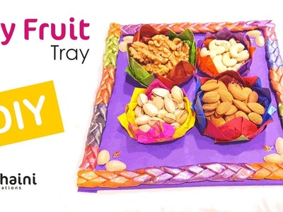 How to make Dry Fruit Tray | Best Out of Waste | Newspaper Craft Ideas