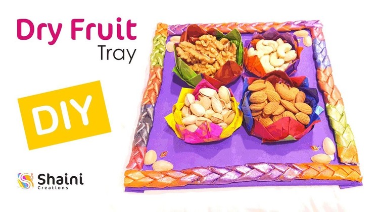 How to make Dry Fruit Tray | Best Out of Waste | Newspaper Craft Ideas