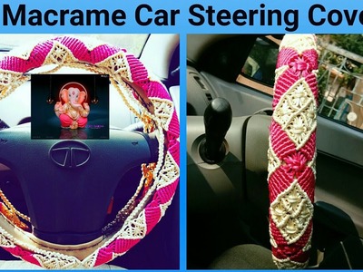 How To Make. Macrame Steering Cover. Car Steering Cover In Hindi