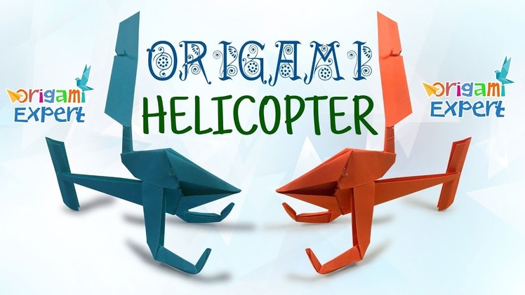 How to Make Origami Helicopter
