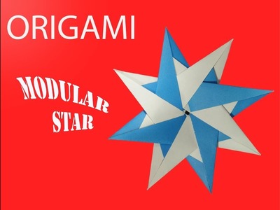 How to Make Origami Modular Star | step by step video making tutorial  DIY!