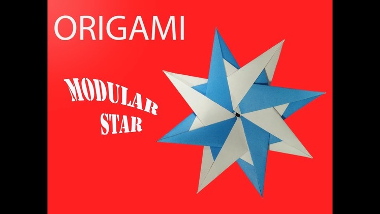 How to Make Origami Modular Star | step by step video making tutorial  DIY!