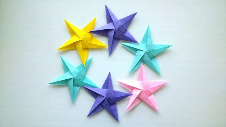 How to make Origami Star - Origami  Easy