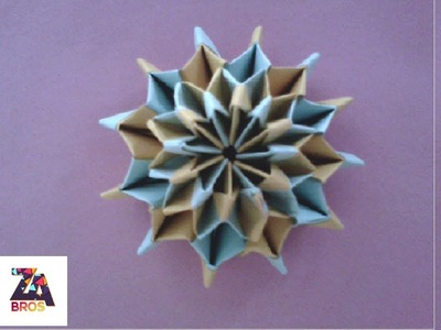 How To Make Paper Firework Origami !!!!