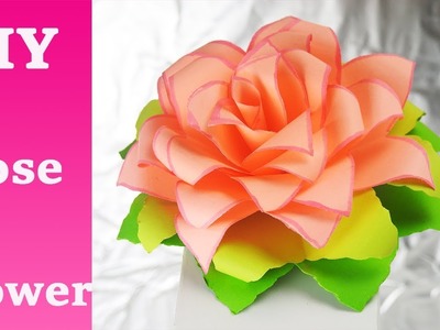 How to Make Paper Flower - Flower Making, Origami Rose