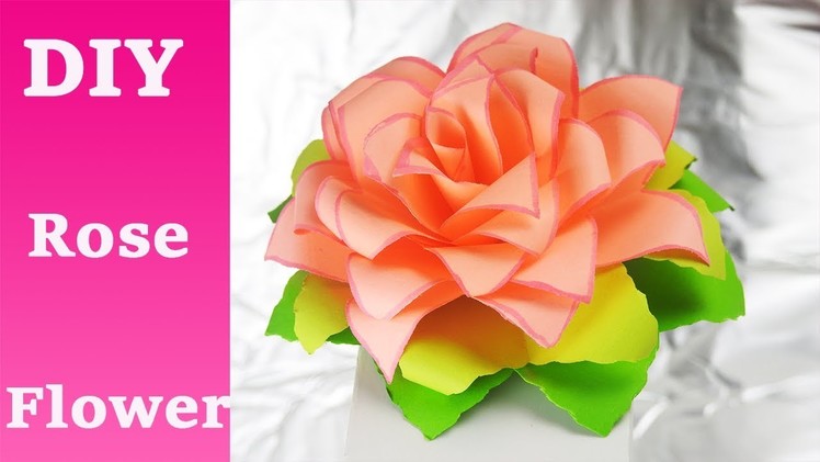 How to Make Paper Flower - Flower Making, Origami Rose