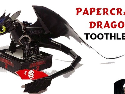 How To Make Papercraft Toothless (How to Train Your Dragon 2) For Kids From papercraft 99