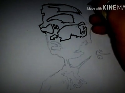 How to make portrait oF SUBHAS CHANDRA BOSE.BY VISHWADEEP.EASY
