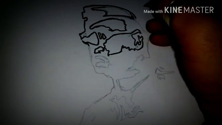 How to make portrait oF SUBHAS CHANDRA BOSE.BY VISHWADEEP.EASY