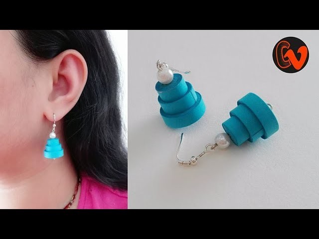 How to Make Quilling Earrings. Paper Quilling Earrings. Design 92