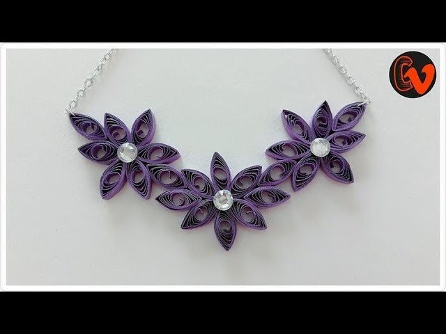How to Make Quilling Paper Pendant. Paper Jewellery Making. Quilling Pendant. DIY 9