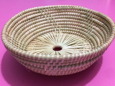 How to Make Rattan Bowl | Making Wicker Bowls Step by Step | DIY-Paper Crafts